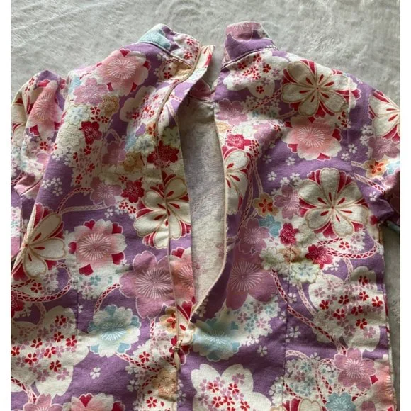 Tonglehui Girl's Linen and Cotton summer Chinese dress size 3 - Picture 9 of 10